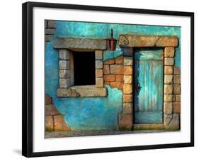 The Blue Door-Philippe Sainte-Laudy-Framed Photographic Print