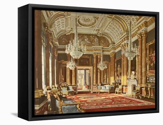 The Blue Drawing Room-null-Framed Stretched Canvas