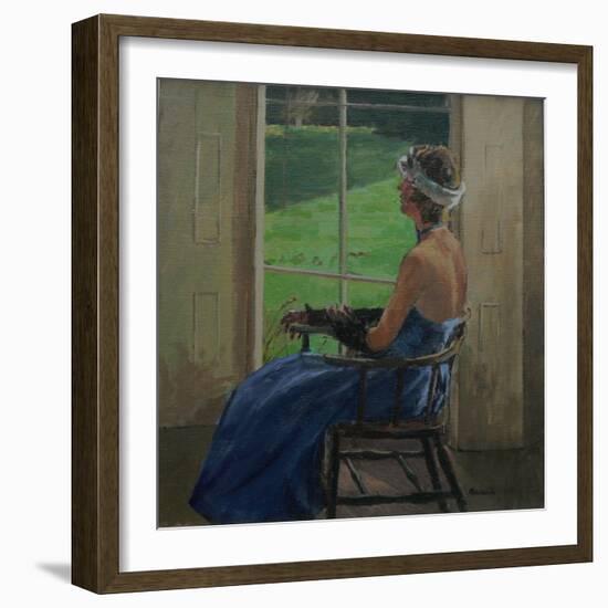 The Blue Dress, 2009-Pat Maclaurin-Framed Giclee Print