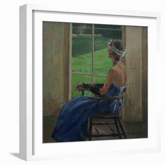 The Blue Dress, 2009-Pat Maclaurin-Framed Giclee Print