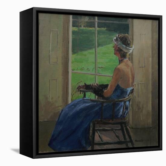 The Blue Dress, 2009-Pat Maclaurin-Framed Stretched Canvas