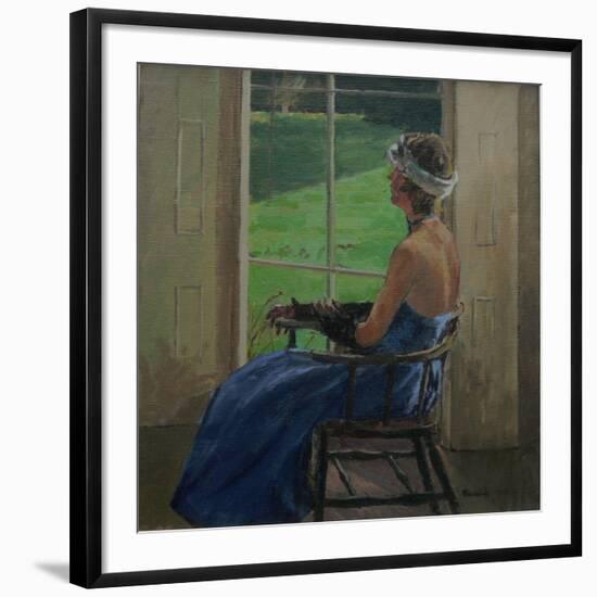 The Blue Dress, 2009-Pat Maclaurin-Framed Giclee Print