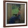 The Blue Dress, 2009-Pat Maclaurin-Framed Giclee Print