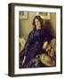 The Blue Dress-Sir Walter Russell-Framed Giclee Print