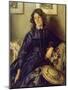 The Blue Dress-Sir Walter Russell-Mounted Giclee Print