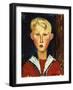 The Blue-Eyed Boy, 1916-Amedeo Modigliani-Framed Giclee Print