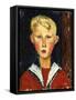 The Blue-Eyed Boy, 1916-Amedeo Modigliani-Framed Stretched Canvas