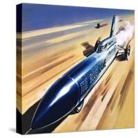 The Blue Flame-Wilf Hardy-Stretched Canvas