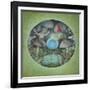 The Blue Flower-Wayne Anderson-Framed Giclee Print