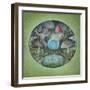 The Blue Flower-Wayne Anderson-Framed Giclee Print