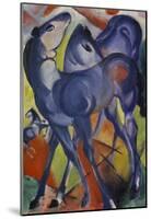 The Blue Foals 1913-Franz Marc-Mounted Giclee Print