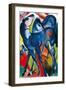 The Blue Foals. 1913-Franz Marc-Framed Premium Giclee Print