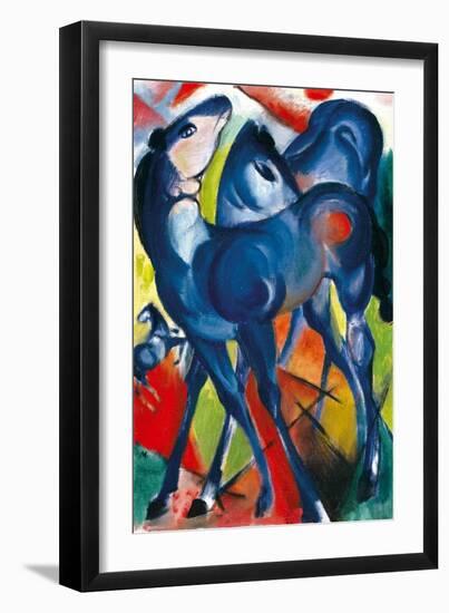 The Blue Foals. 1913-Franz Marc-Framed Premium Giclee Print