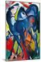 The Blue Foals. 1913-Franz Marc-Mounted Premium Giclee Print