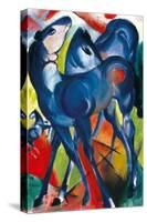 The Blue Foals. 1913-Franz Marc-Stretched Canvas
