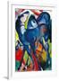 The Blue Foals. 1913-Franz Marc-Framed Premium Giclee Print