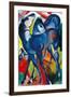 The Blue Foals. 1913-Franz Marc-Framed Premium Giclee Print