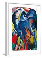 The Blue Foals. 1913-Franz Marc-Framed Giclee Print