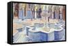 The Blue Fountain, 2000-Lucy Willis-Framed Stretched Canvas