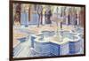 The Blue Fountain, 2000-Lucy Willis-Framed Giclee Print