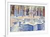 The Blue Fountain, 2000-Lucy Willis-Framed Giclee Print