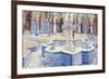 The Blue Fountain, 2000-Lucy Willis-Framed Giclee Print