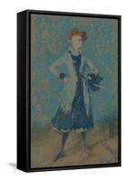 'The Blue Girl', c1874-James Abbott McNeill Whistler-Framed Stretched Canvas