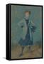 'The Blue Girl', c1874-James Abbott McNeill Whistler-Framed Stretched Canvas