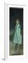 The Blue Girl: Portrait of Connie Gilchrist (1865-1946), C.1879 (Oil on Canvas)-James Abbott McNeill Whistler-Framed Giclee Print