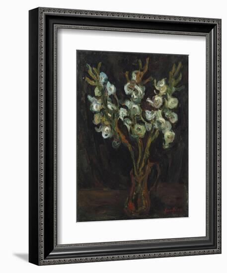 The Blue Gladioli, C. 1929-Chaim Soutine-Framed Giclee Print