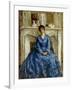 The Blue Gown-Frederick Carl Frieseke-Framed Giclee Print