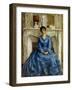 The Blue Gown-Frederick Carl Frieseke-Framed Giclee Print