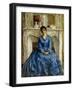 The Blue Gown-Frederick Carl Frieseke-Framed Giclee Print