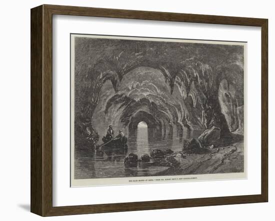 The Blue Grotto at Capri-Richard Principal Leitch-Framed Giclee Print