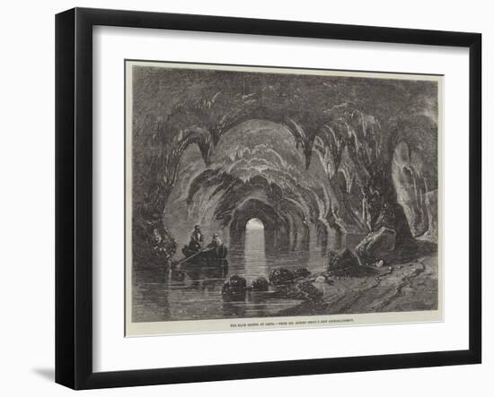 The Blue Grotto at Capri-Richard Principal Leitch-Framed Giclee Print