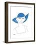 The Blue Hat-Marsha Hammel-Framed Giclee Print