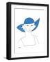 The Blue Hat-Marsha Hammel-Framed Giclee Print