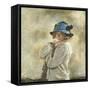 The Blue Hat-Sir William Orpen-Framed Stretched Canvas