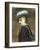 The Blue Hat-Charles Lidderdale-Framed Giclee Print