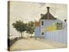 The Blue House, Zaandam, 1871-Claude Monet-Stretched Canvas