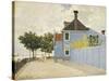 The Blue House, Zaandam, 1871-Claude Monet-Stretched Canvas