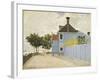 The Blue House, Zaandam, 1871-Claude Monet-Framed Giclee Print