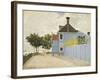 The Blue House, Zaandam, 1871-Claude Monet-Framed Giclee Print