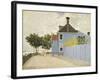 The Blue House, Zaandam, 1871-Claude Monet-Framed Giclee Print