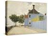 The Blue House, Zaandam, 1871-Claude Monet-Stretched Canvas