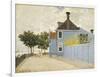 The Blue House, Zaandam, 1871-Claude Monet-Framed Giclee Print