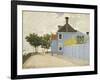 The Blue House, Zaandam-Claude Monet-Framed Giclee Print