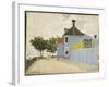 The Blue House, Zaandam-Claude Monet-Framed Giclee Print