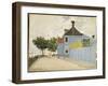 The Blue House, Zaandam-Claude Monet-Framed Giclee Print