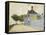 The Blue House, Zaandam-Claude Monet-Framed Stretched Canvas